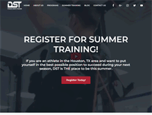 Tablet Screenshot of dynamicsportstraining.com